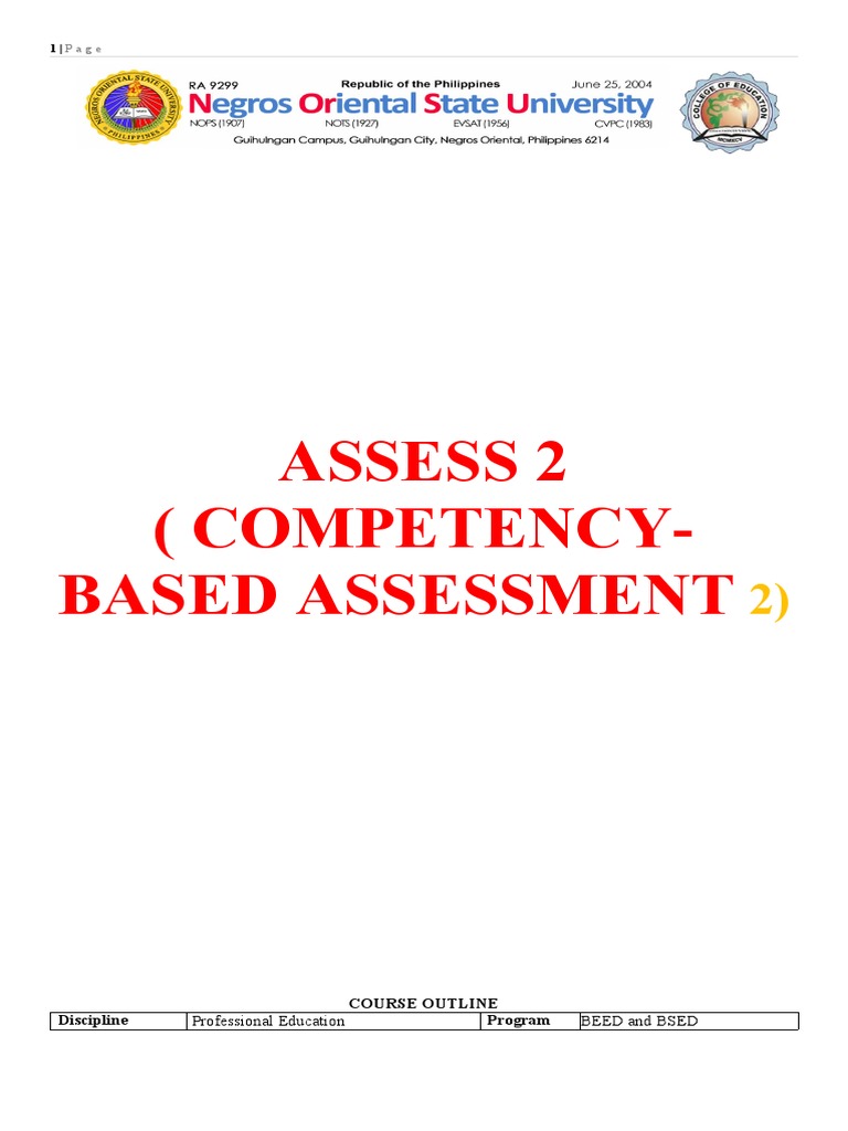 Assess 2 Module 1 | PDF | Educational Assessment | Rubric (Academic)