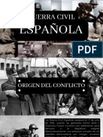 Contexto Histórico de La Guerra Española