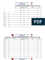 Registro de Ingreso Al Laboratorio de Ciencias I