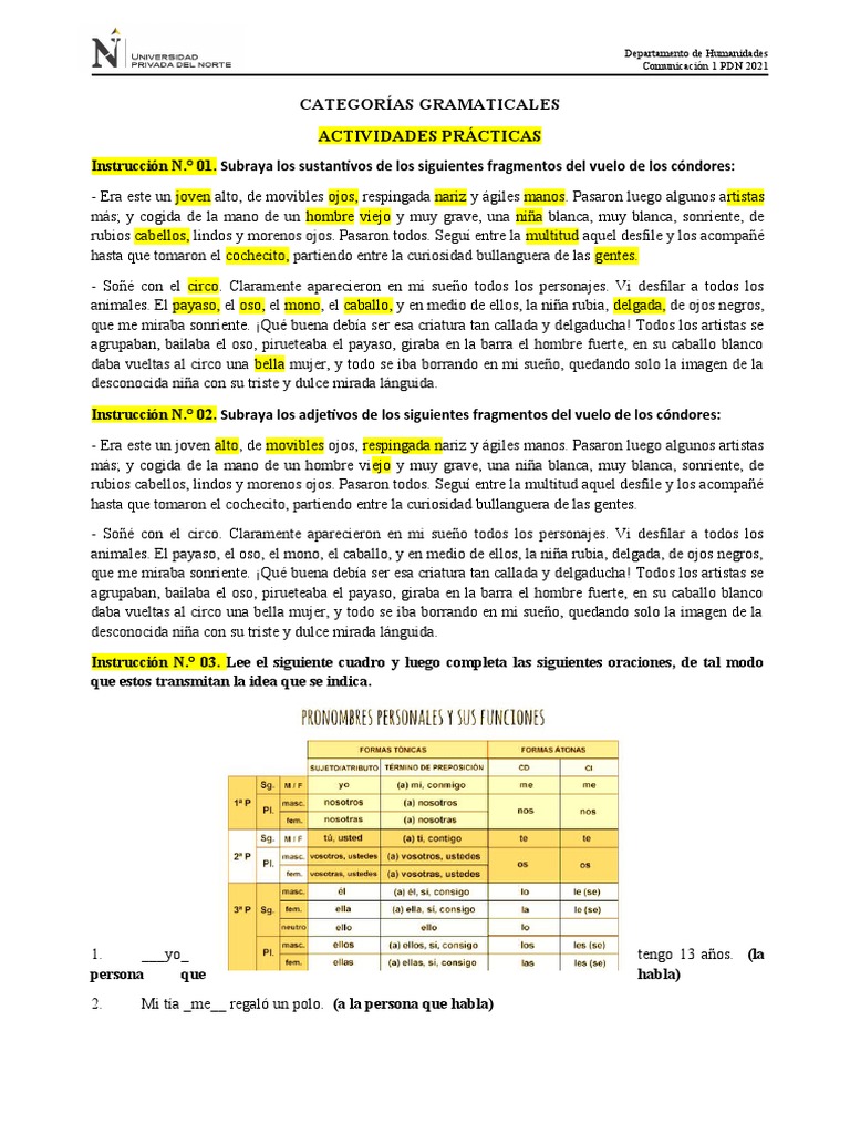 Práctica 3 Semana 1 PDF Morfología Lingüística Morfología