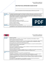 Semana 2 - PDF - Mejores Prácticas, Definiciones Usadas en RUP