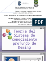 Teoría Del Sistema de Conocimiento Profundo de Deming