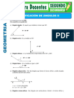 Clasificación de ángulos y propiedades