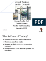 Network Protocol Testing Tools in FreeBSD and Beyond