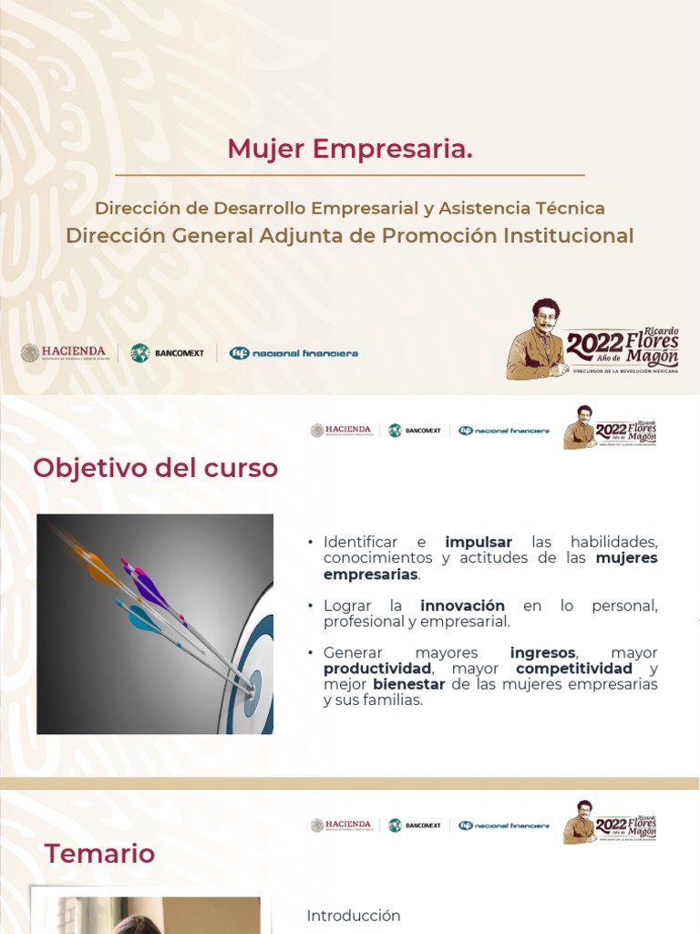 Empoderamiento de Mujeres Empresarias | PDF | Liderazgo | Igualdad de ...
