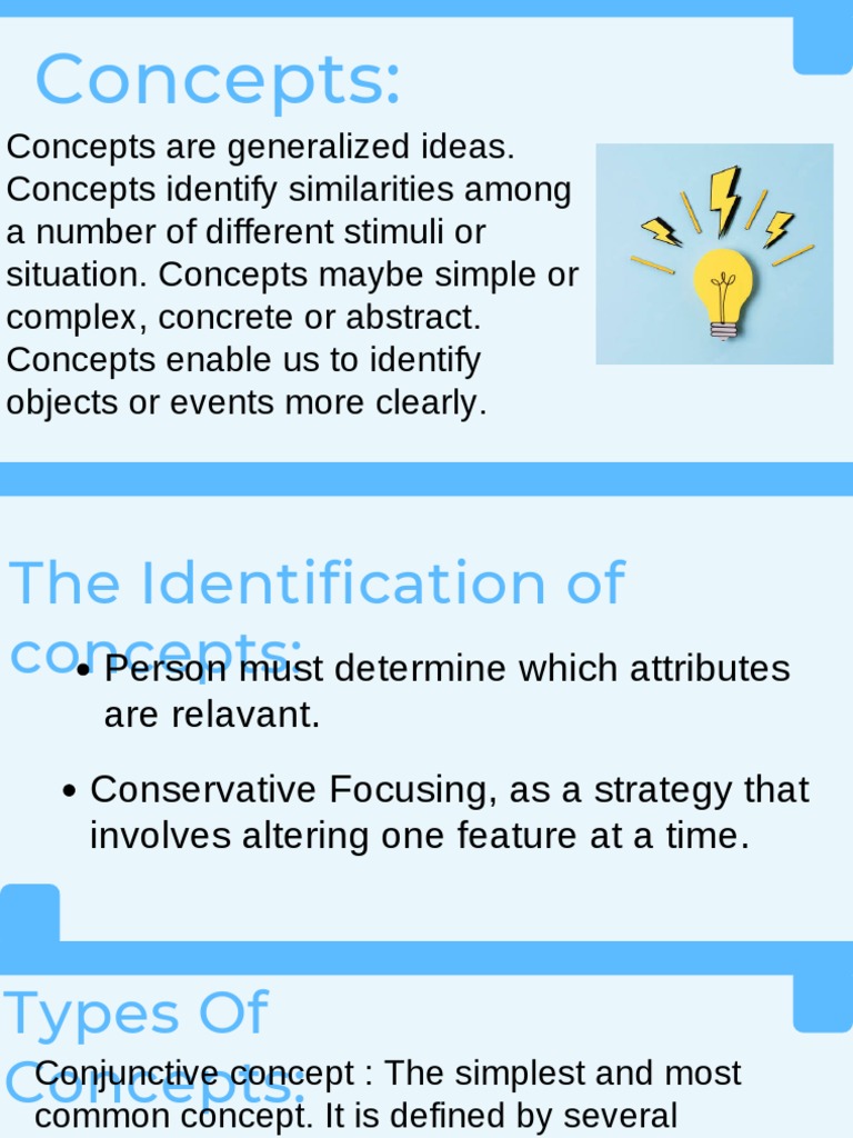 Concept Formation and Problem Solving | PDF | Concept | Thought