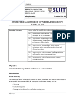 ME4220 Automotive Engineering - Practical 04 - Wheel Frequency Vibrations V04