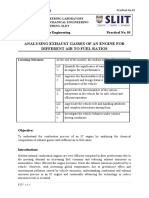 ME4220 Automotive Engineering - Practical 05 - Vehicle Emissions V03