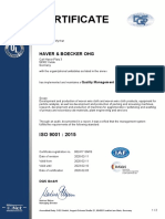 ISO 9001 Certification for Manufacturing and Engineering