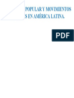Educación Popular y Movimientos Sociales en América Latina