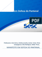 Projeto Manifesto em Defesa Do Pantanal