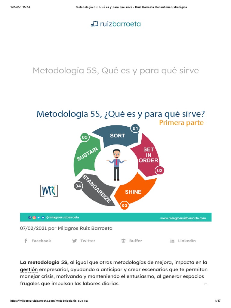 Las 5 S | PDF | Business | Procesos de negocio