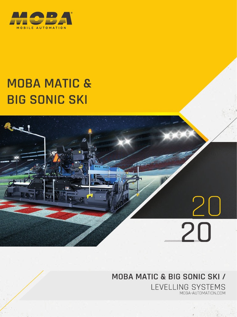 Moba Matic 2 Paving System : MOBA Big Sonic Ski with 4 Sensors on a ...