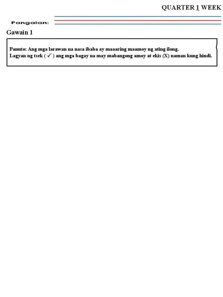 Print Week 8 Worksheets | PDF