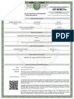 Constancia de Autenticación de Título Electrónico de Licenciatura en Derecho