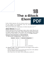 The S-Block Elements