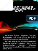 Penggunaan Teknologi Dalam Peningkatan Patient Safety