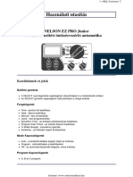 Használati Utasítás: Nelson Ez Pro Junior Kül-És Beltéri Öntözésvezérlı Automatika