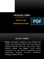 Observasi Produksi Tempe. Muhammad Alaidin