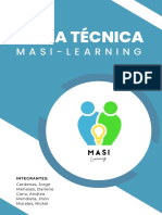 Ficha Técnica Masi Learning