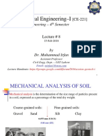 Lec #8 (Hydrometer Analysis)