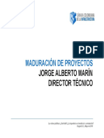 JORGE ALBERTO MARIN MADURACION DE PROYECTOS