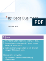 Uji Beda Dua Mean Independen