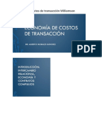 Economía de Costos de Transacción Williamson 8 Mzo 22