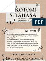 Linguistik Kel.4 Dikotomi