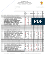 Anatomía General Grupo Único Lunes y Miércoles