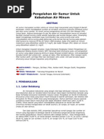 Download Cara Pengolahan Air Sumur Untuk Kebutuhan Air Minum by ookcoy SN60229592 doc pdf