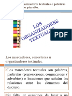 15 Uso de los organizadores textuales o palabras de enlace en los párrafos.