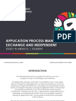 Application Process Manual (Exchange and Independient)