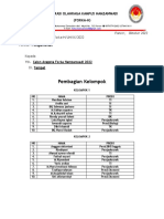 Pembagian Kelompok, Perlengkapan&Tata Tertib