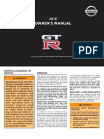 2019 GTR Owner Manual