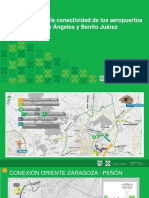 Acciones para La Conectividad de Los Aeropuertos Felipe Ángeles y Benito Juárez