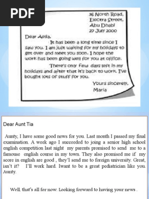 PERSONAL LETTER