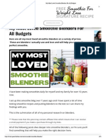My Most Loved Smoothie Blenders For All Budgets