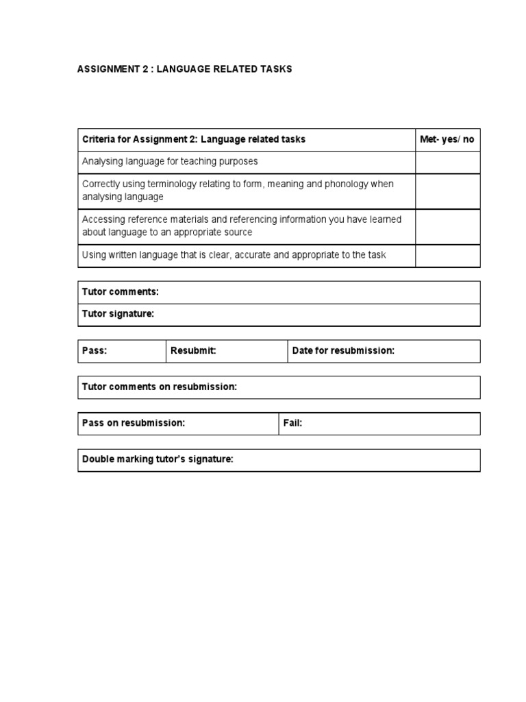 ASSIGNMENT 2 Final Draft | PDF | Stress (Linguistics) | Verb