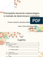 3 Principalele Elemente Meteorologice Si Metode de Obsevatie A Acestora