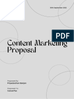 CancerFax - Content Marketing Proposal