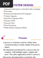 SAAD Lecture V - System Design