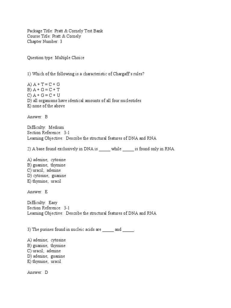 CH 03 PDF Primer (Molecular Biology) Dna
