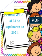 ACTIVIDADES Semana 20 Al 24 de Septiembre