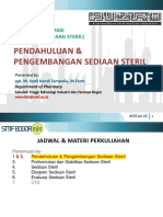 1-2. Pengembangan Formula Sediaan Steril