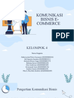 Komunikasi Bisnis E-Commerce Kelompok 4