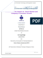 Inflation and Its Impact On Stock Market and Company - S Economic Growth