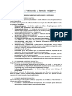 Tema 7 Patrimonio y Derecho Subjetivo