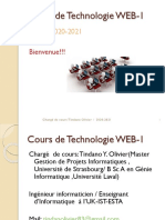 Cours de Technologie Web1 SIR1-RIT3