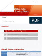 Training Course 5900 Base Station Initial Configuration (5G)